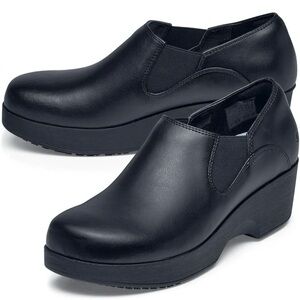 Lila Kelsey Women’s Slip-Resistant Black Work Clogs Shoes-Size 10-Workwear Nurse